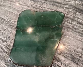 Green Agate Polished Stone by RabLabs