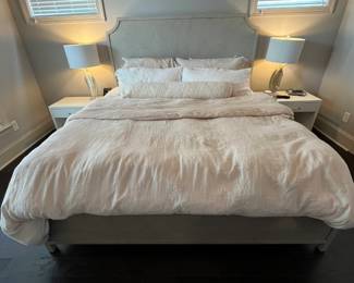 King Size Bed, Mattress and Bedding