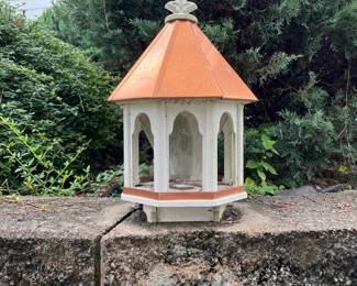 Bird House with Copper Roof