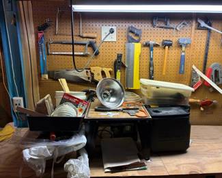 Mystery Workbench In Basement