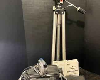 Canon Camcorder, Nikon Coolpix, Tripod Other Camera Items