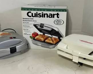 Cuisinart Sandwich Maker And Toastmaster Sandwich Maker