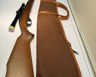 Glenfield 60 Autoloader .22 CAL Long Rifle with Scope and Soft Case