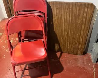 Folding Card Table Chairs