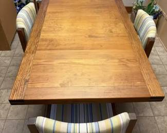 This End Up Classic Solid Wood Table and Chairs