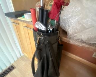 Vintage golf clubs