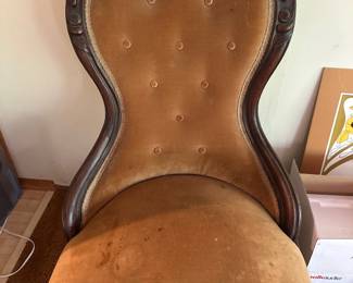 Vintage parlor chair