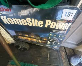 Cummins Onan HomeSite 6500 Power Portable Generator