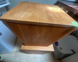Handmade side table with storage - 2 available