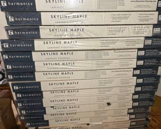 Harmonics Skyline Maple laminate flooring - NEW in boxes