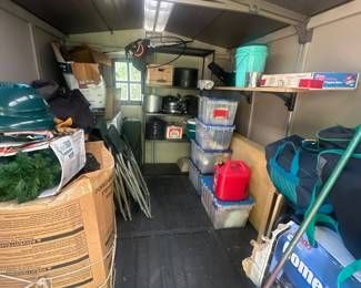 Camping gear & holiday decor