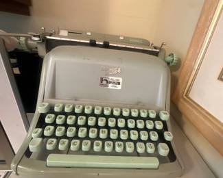 vintage Hermes manual typewriter