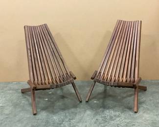 003 Folding Tamarack Chairs