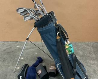 Navy Golf Bag Clubs
