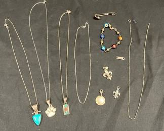 Sterling Necklaces Charms