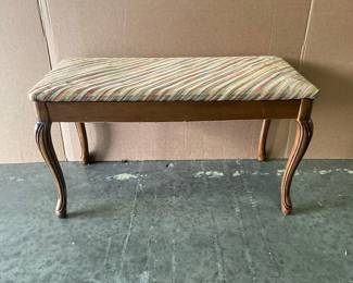 Vintage Upholstered Bench