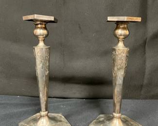 Sterling Silver Candle Sticks