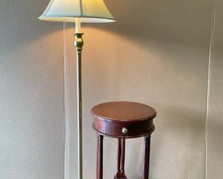 Accent Table And Floor Lamp