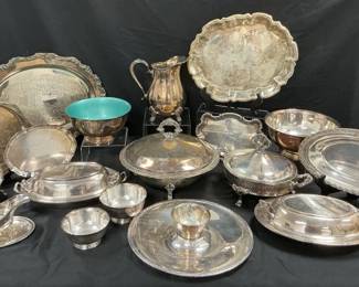 Silver Plated Dishes