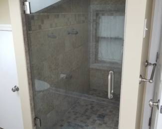 Glass shower door