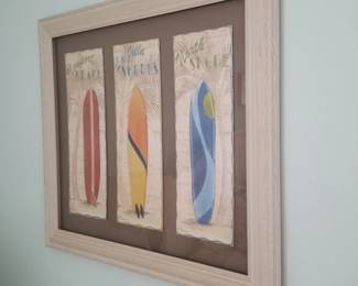 Surfboard art