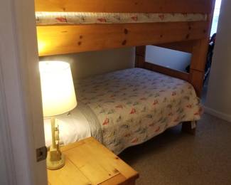 Bunk beds & nightstand by This End Up