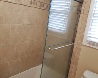 Glass shower doors