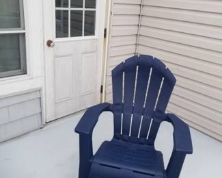 Plastic Adirondack chair
