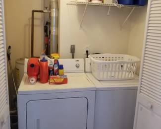 Washing machine & ELECTRIC dryer; laundry supplies