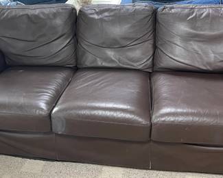 Leather couch