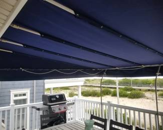 Navy awning
