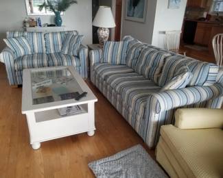 Braxton Culler sleeper sofa with matching loveseat