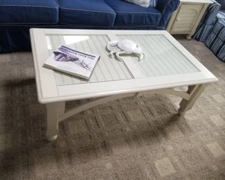 Coastal chic coffee table