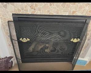 Fireplace screen