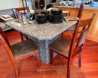 marble breakfast set