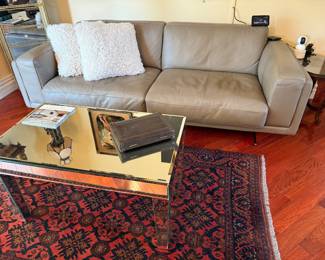 mirrored coffee table