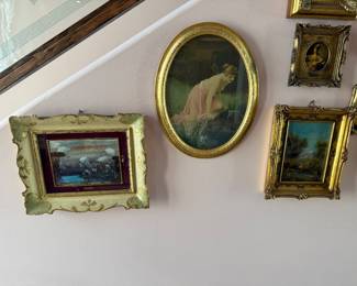 walls full of different art