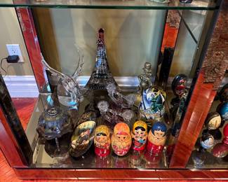 Collection of Russian stacking dolls
