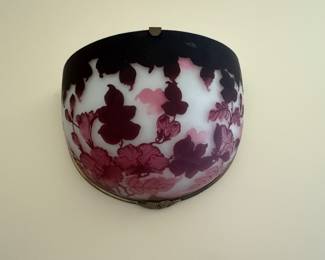 art glass sconces