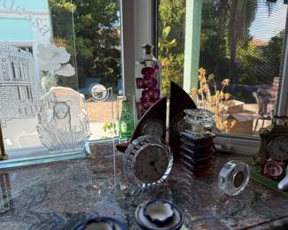 clocks and etchings