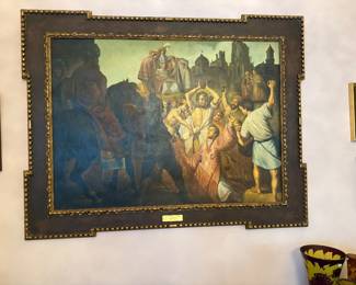 Large oil on canves