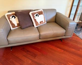 Italian leather sofa