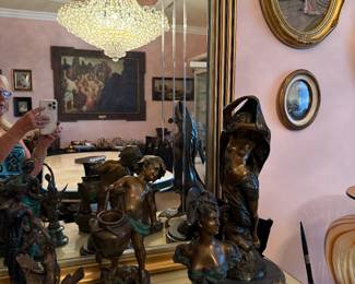 Bronze statues