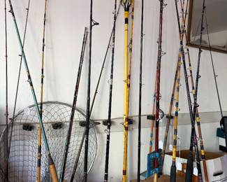 love to fish we have a lot of deep sea rods