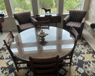 Stickley Table with 6 chairs