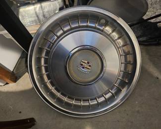 15" Cadillac Turbine hub caps, 1970's-1980's..