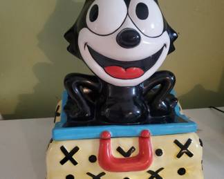 Felix the Cat cookie jar