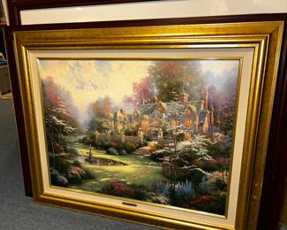 Tomas Kincade Sweetheart cottage II $450