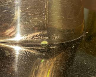 Will Herrera, Bronze 1988 GTE Hawaiian PGA senior event Whale Tail 20" 