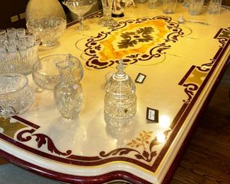 Claude Dalle Paris, Maison Romeo dining table inlay $3,400